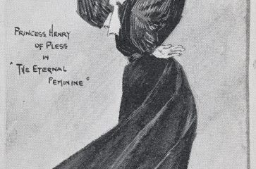 Występy księżnej Daisy von pless w „Królewskim teatrze” w Chatsworth w 1903 r.