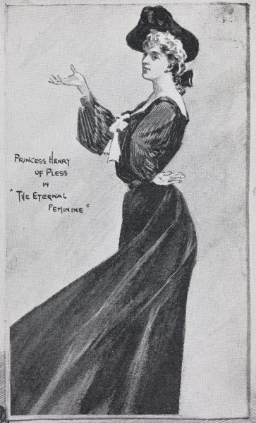 Występy księżnej Daisy von pless w „Królewskim teatrze” w Chatsworth w 1903 r.