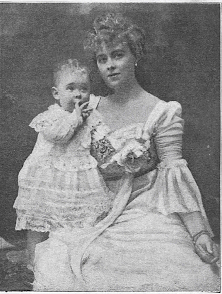 Księżna Daisy jako młoda matka w obiektywie Alice Hughes