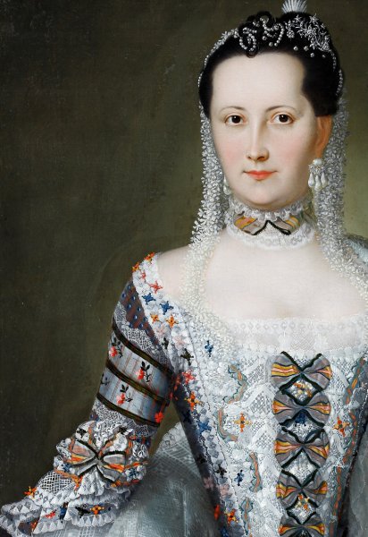 Christine Henriette von Hochberg. Portret damy