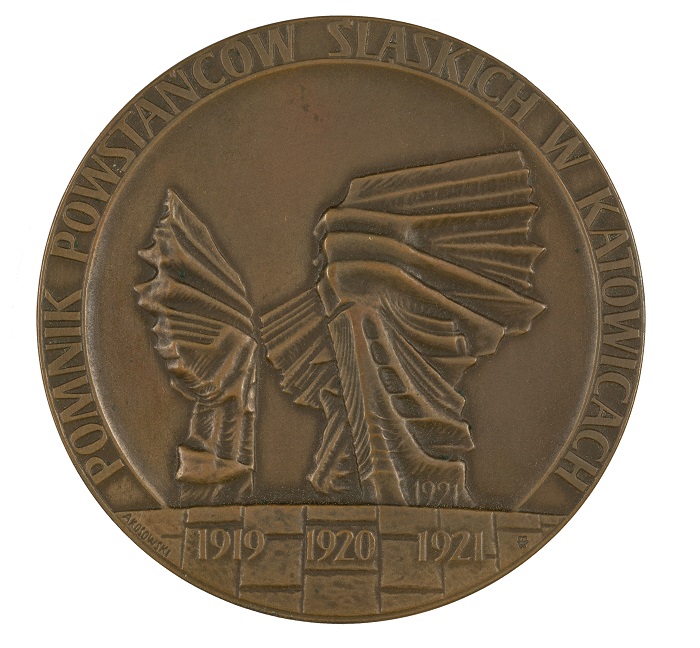 Medal „W 50. rocznicę powstania śląskiego 1921*1971 Śląski Instytut Naukowy w Katowicach” należący do Ludwika Kozika