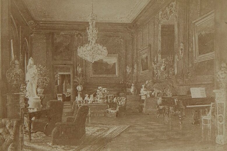 Salon wielki, l. 80. XIX w. zbiory Muzeum Zamkowego w Pszczynie ©