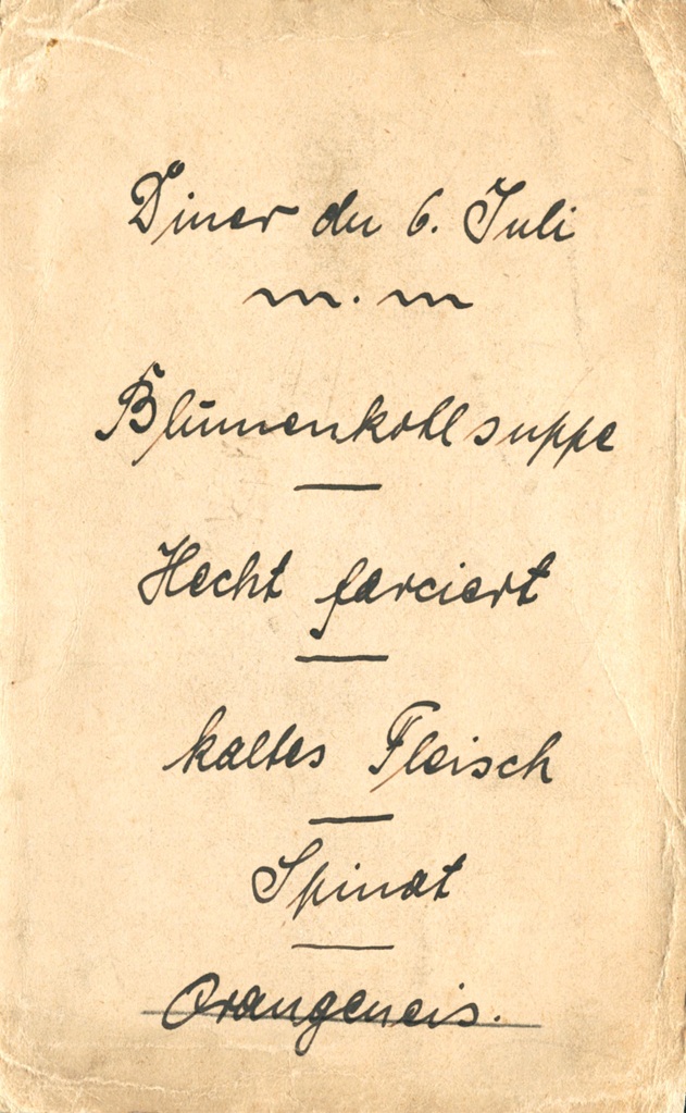 karta menu